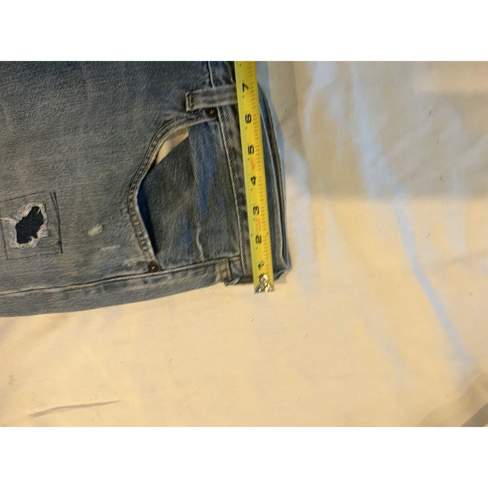 Vtg Y2K Levis 501 Jeans Mens 40 X 32 Distressed Straight Leg Original Button Fly - Picture 12 of 15
